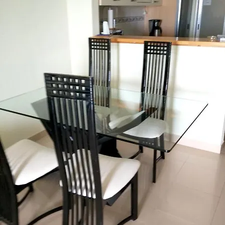 With 2 Bedrooms In Benidorm With Wonderful Sea View Shared Pool And Furnished Terrace 500 M From The Beach 아파트